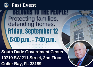 Outreach Event: South Dade Government Center
