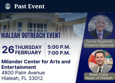 Hialeah Community Outreach Event