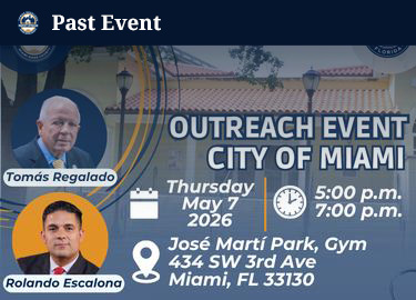 City of Miami Outreach Event – José Martí Park Gym