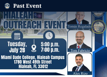 Hialeah Outreach Event